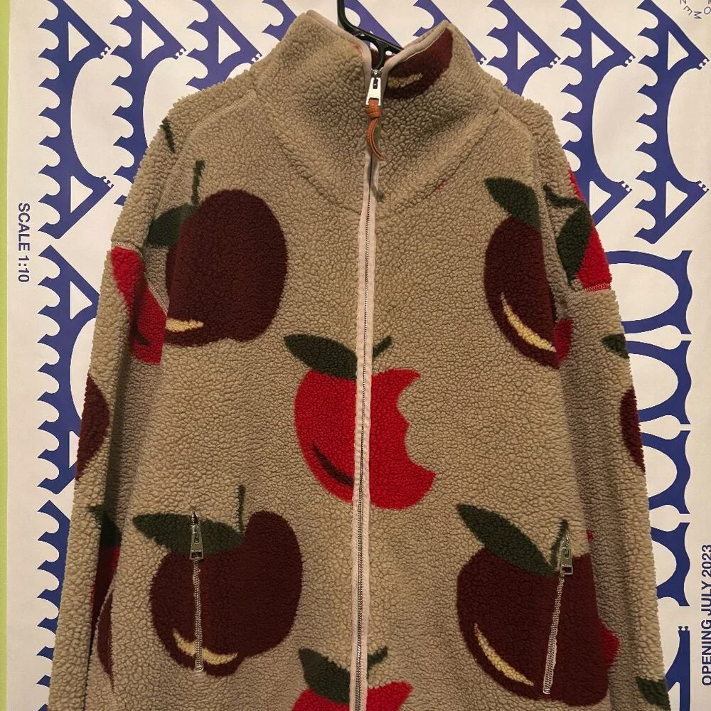 JW ANDERSON Bitten Apple Fleece Jacket - Picture 1 of 3